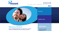 Desktop Screenshot of pennanthomes.co.uk